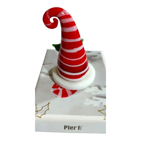 Pier‎ 1 Glass Santa Hat Collectable - Picture 7 of 10